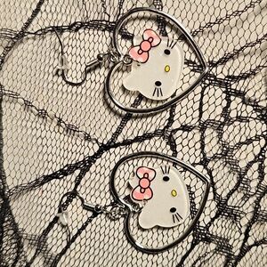 Hello Kitty Heart Earrings